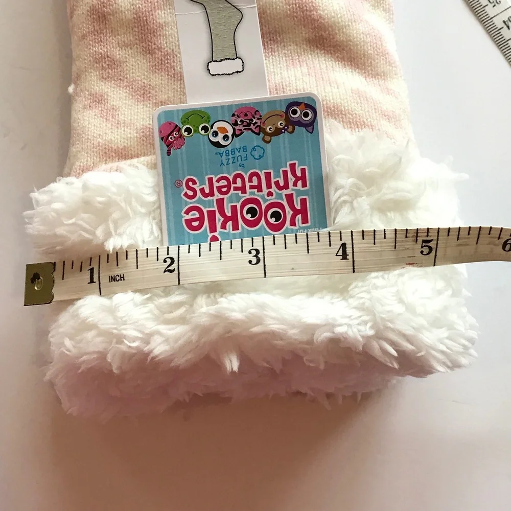 Slipper Socks Slippers Fuzzy Faux Fur KOOKIE KRITTERS Socks